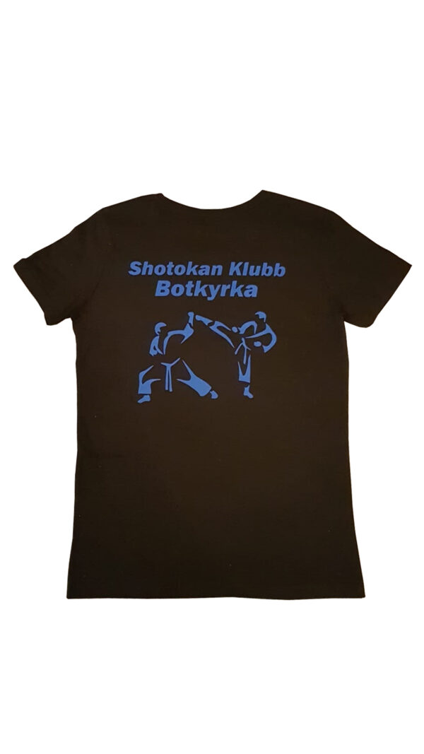 Shotokan Klubb Botkyrka TG Dam T-shirt - Svart - Bild 2